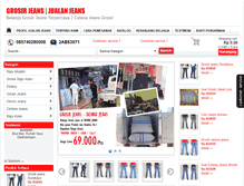 Tablet Screenshot of jualanjeans.com